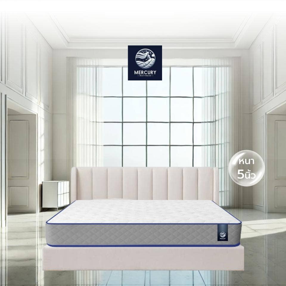 Mercury Mattress ที่นอนยางพาราแท้ รุ่น Cairo ความหนา 5 นิ้ว ขนาด 6 ฟุต-1