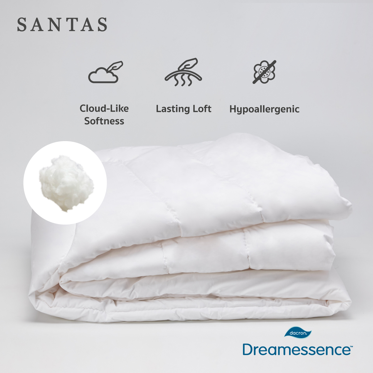 SANTAS ไส้ผ้านวม รุ่น  DREAMESSENCE ขนาด 5 ฟุต 03