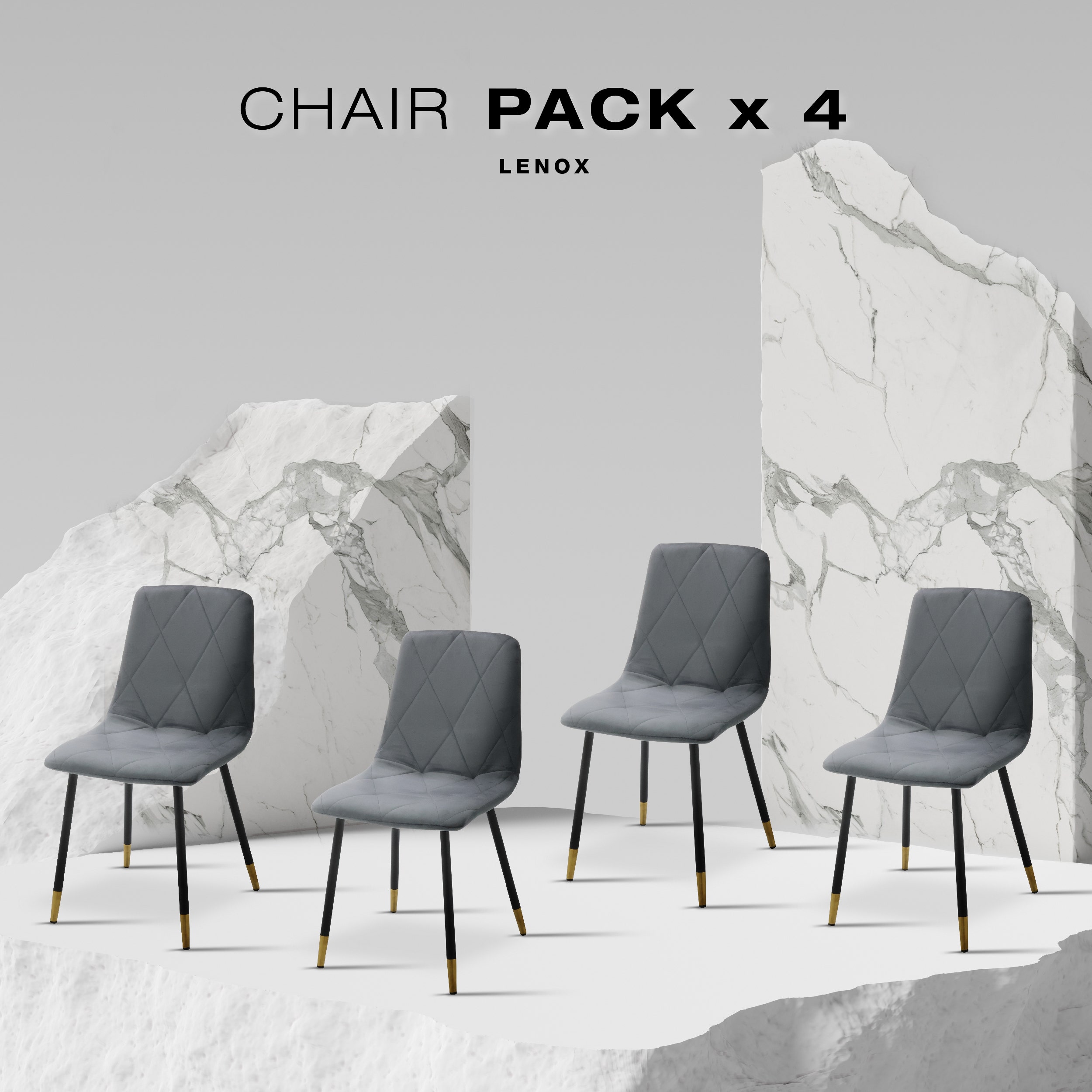 CHAIR PACK รุ่น LENOX สีเทา4