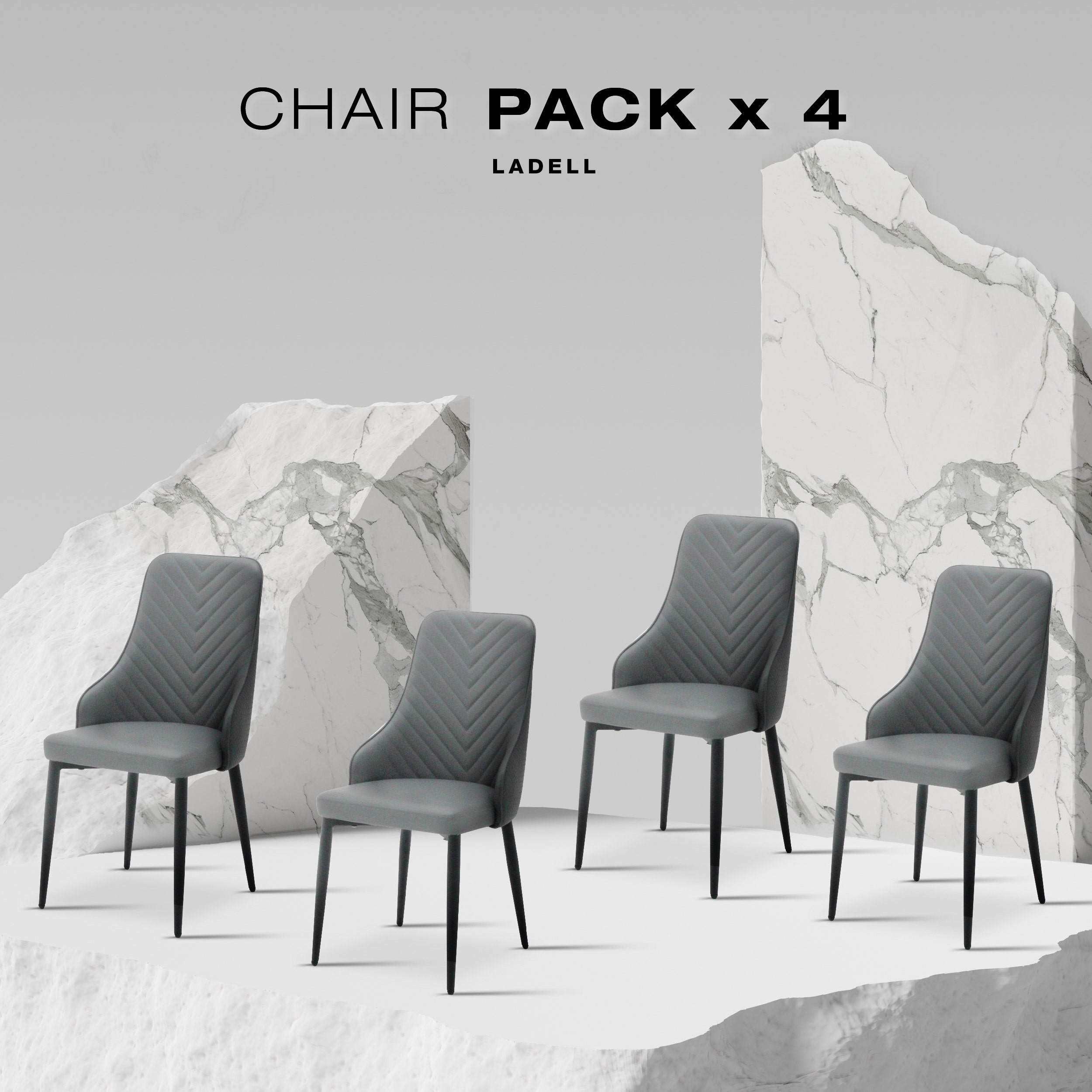 CHAIR PACK รุ่น LADELL สีเทา6