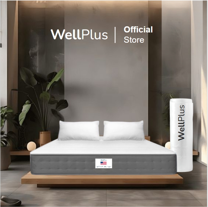 Welplus ที่นอนสปริงอัดสุญญากาศ รุ่น Brielle ความหนา 9 นิ้ว ขานด 5ฟุต