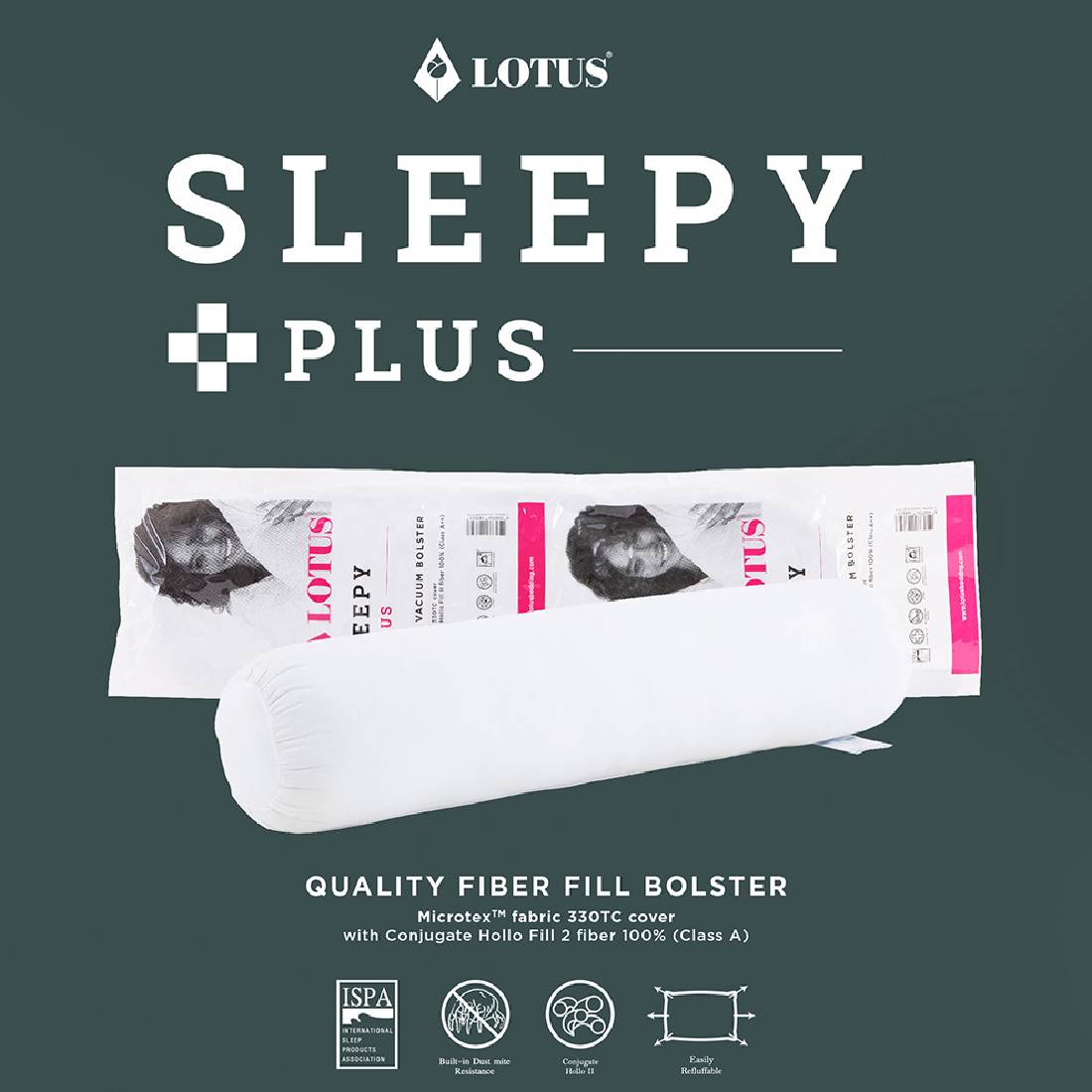 หมอนข้างสุญญากาศ LOTUS รุ่น Sleepy Plus-1