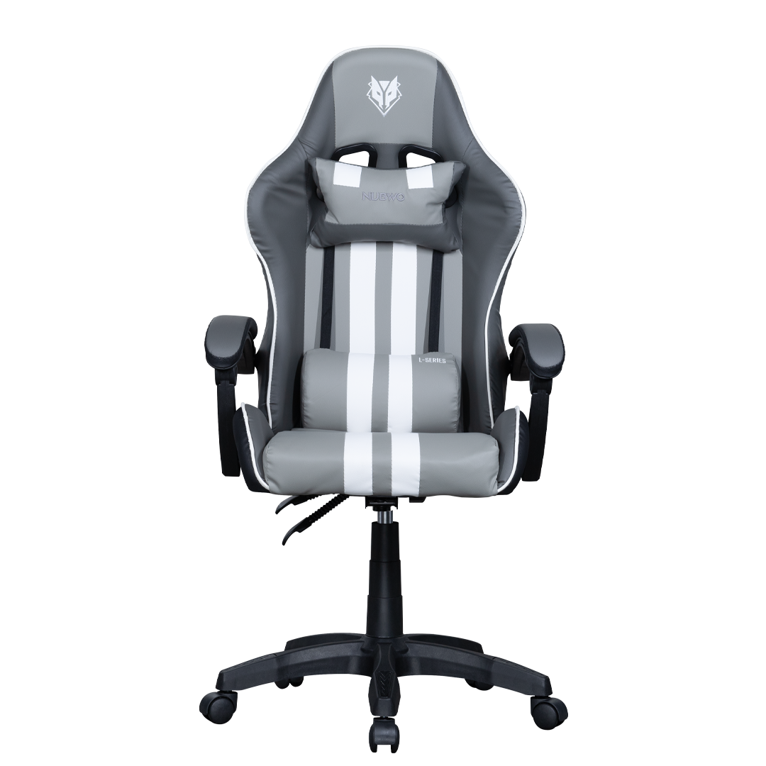 Nubwo L เก้าอี้เล่นเกม Gaming Chair รุ่น L201 Gray White