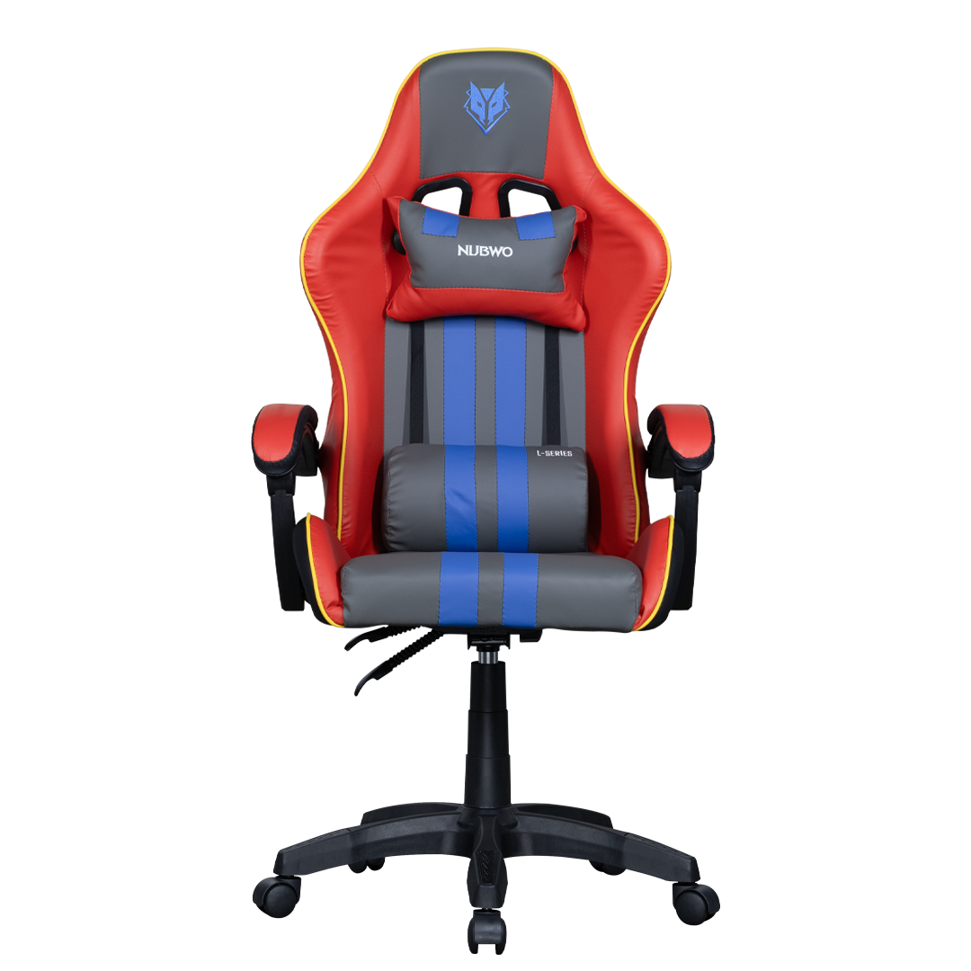 Nubwo L เก้าอี้เล่นเกม Gaming Chair รุ่น L201 Red Gray