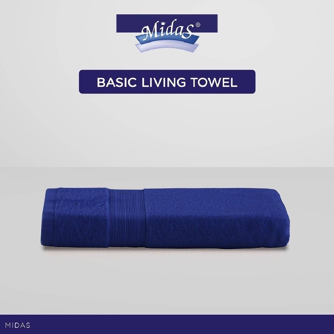 ผ้าขนหนู Midas รุ่น Basic Living Royal Blue 02