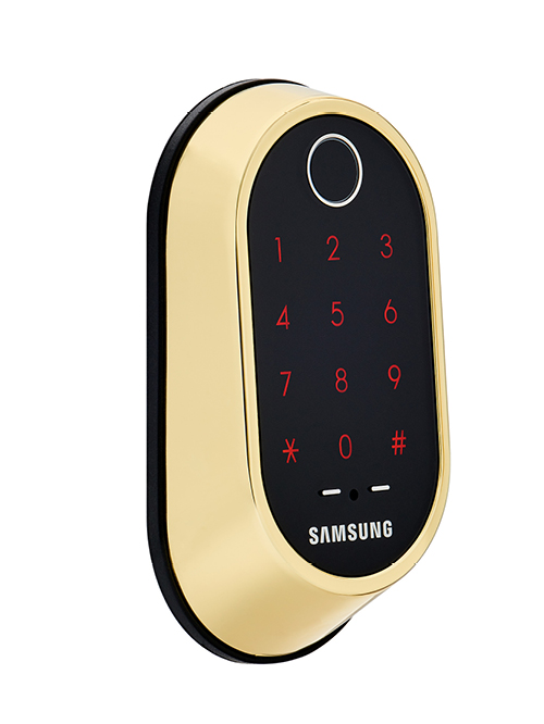 กุญแจดิจิตอลล็อค SAMSUNG SHP-A30 BRIGHT BRASS WIFI 02