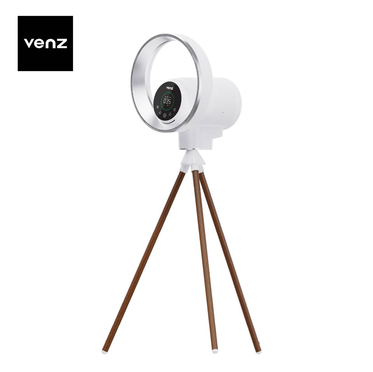 VENZ เครื่องฟอกอากาศสามขา ตั้งพื้น รุ่น Orbit TP สีขาว-น้ำตาล-5