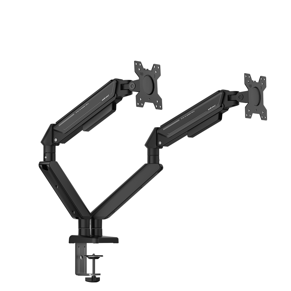 Anda Seat Stealth II Duo A6D-2S Ergonomic Monitor Arm Black อันดาซีท รุ่น สเตลท์ดูโอ A6D-2S แขนจับหน้าจอมอนิเตอร์ 2 แขน สีดำ