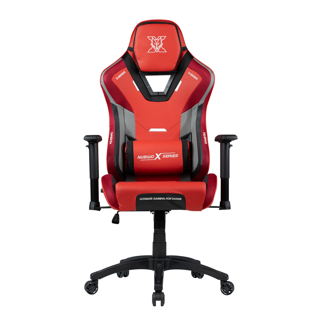 Nubwo X เก้าอี้เล่นเกม Gaming Chair รุ่น NBCHX118 Limited Crimson Yellow Inferno-1