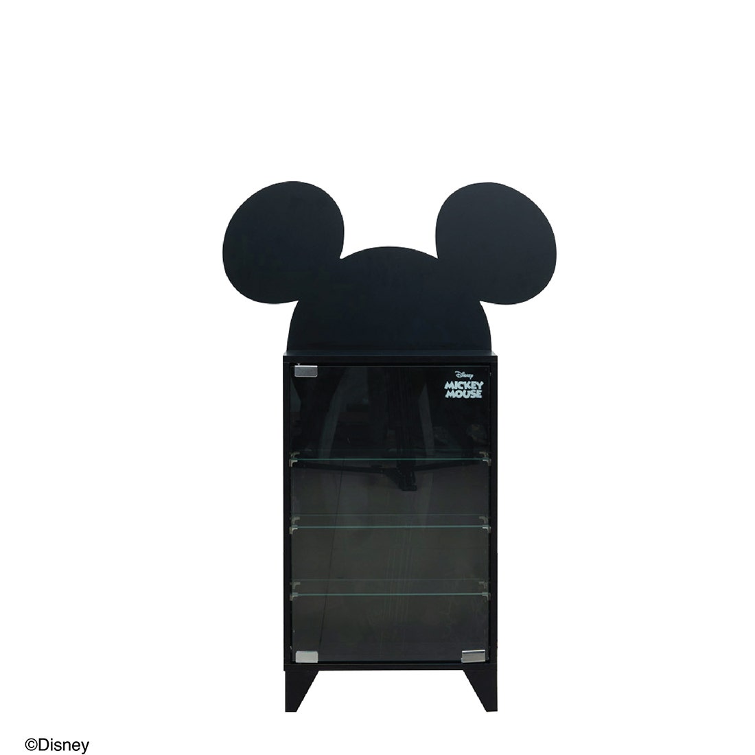 ตู้โชว์บานเปิดกระจก DISNEY รุ่น MICKEY/65T สีดำ