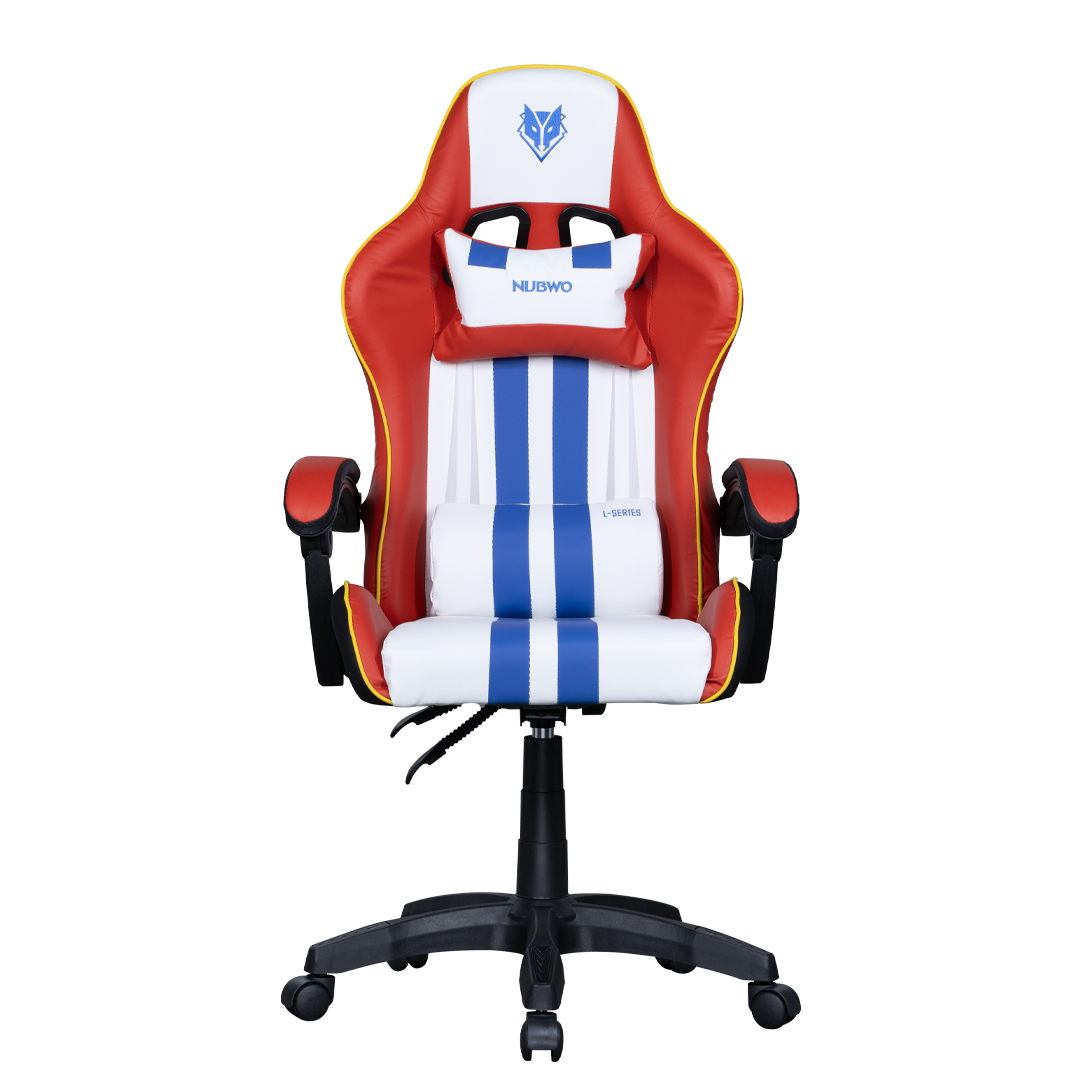 Nubwo L เก้าอี้เล่นเกม Gaming Chair รุ่น L201 Red White